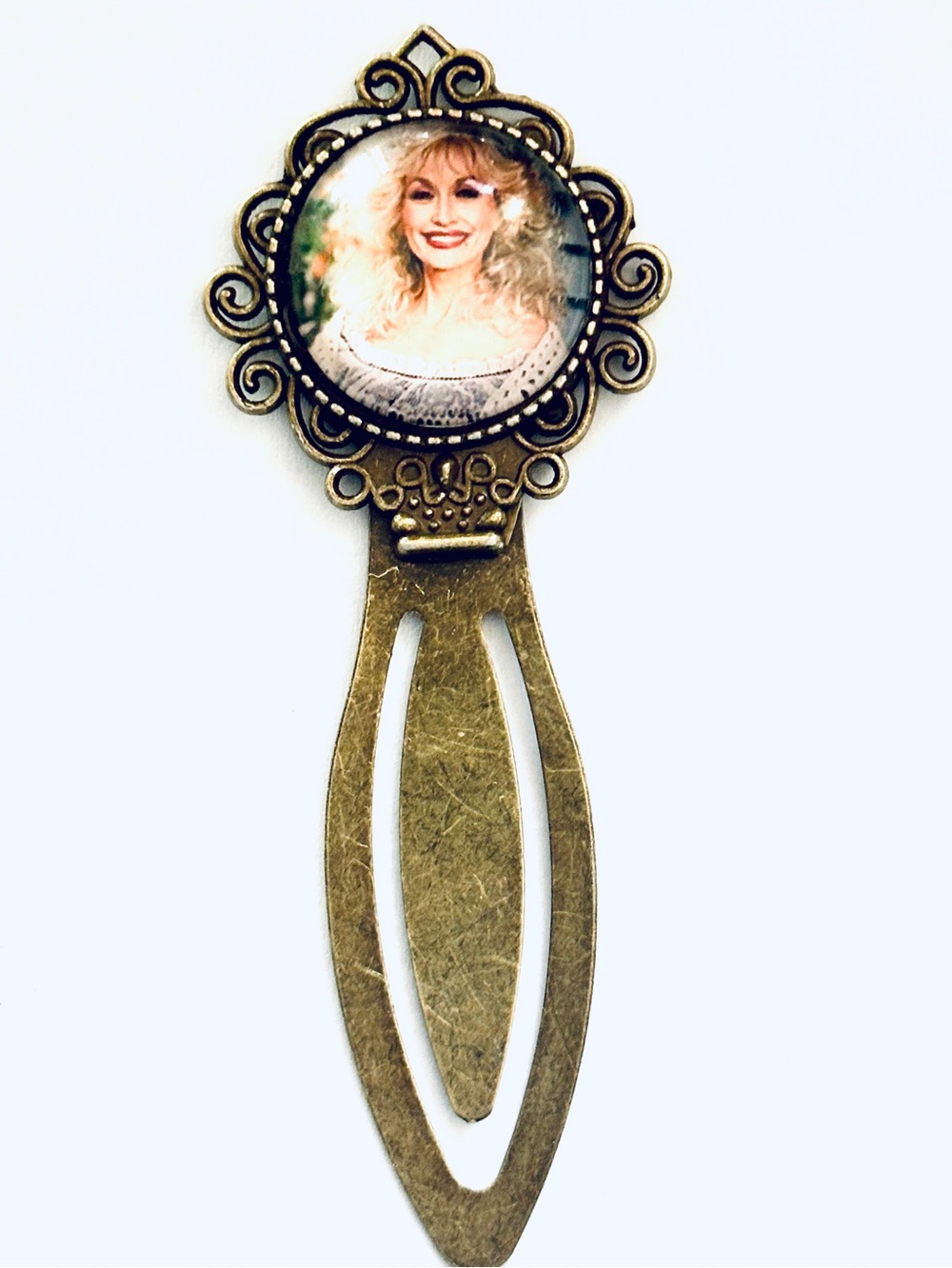 Dolly Parton Retro Style Metal Bookmark, Handmade, NWT